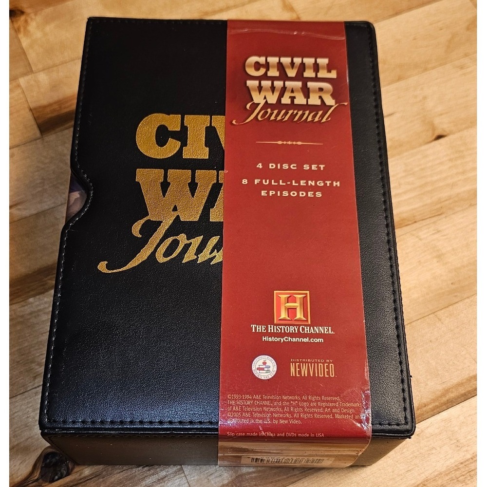 History Channel Civil War Journal Limited Collectors Edition 4 DVD Box Set New